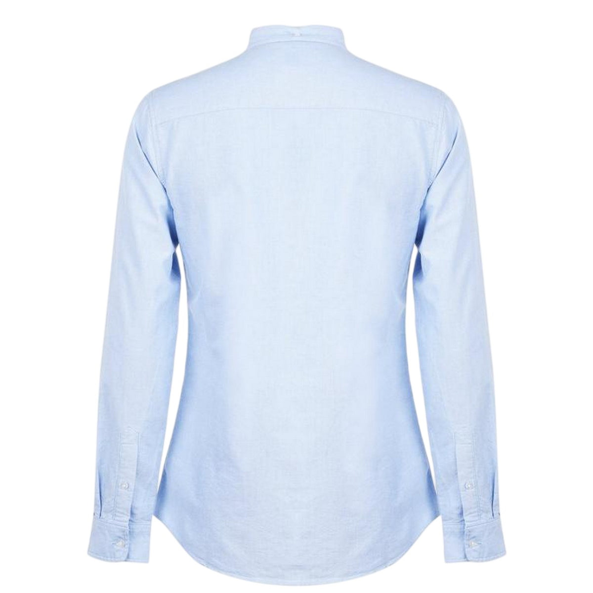 Blue - Back - Firetrap Mens Basic Oxford Cotton Button-Down Shirt