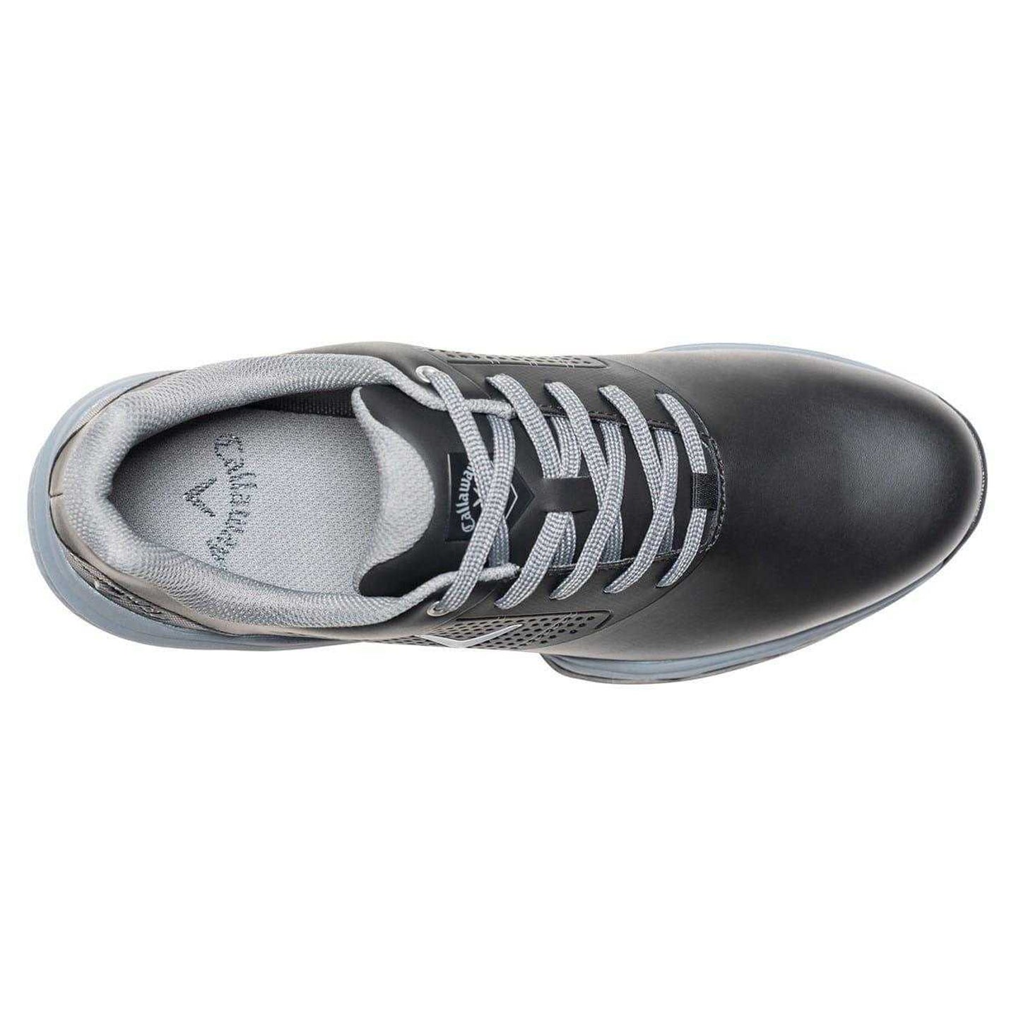 Black - Back - Callaway Mens Cheviot Leather Golf Golf Shoes