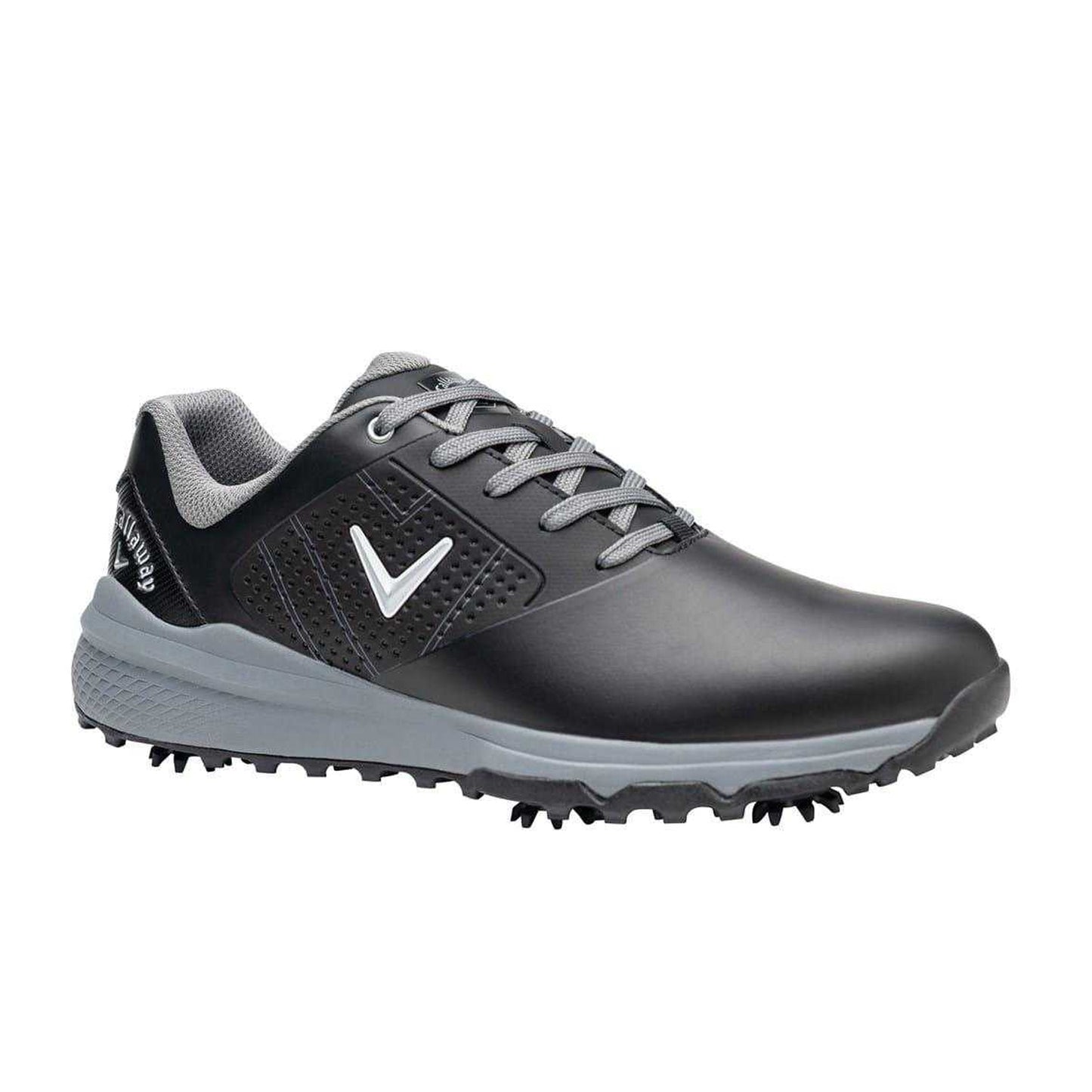 Black - Lifestyle - Callaway Mens Cheviot Leather Golf Golf Shoes
