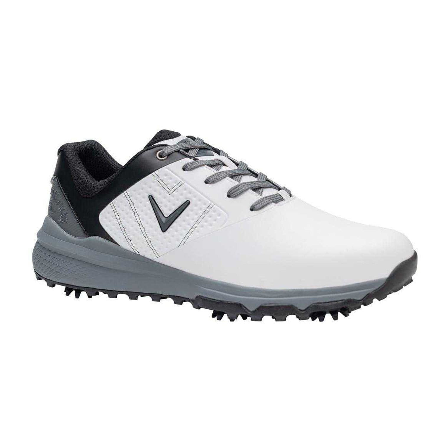 White-Blue - Lifestyle - Callaway Mens Cheviot Leather Golf Golf Shoes