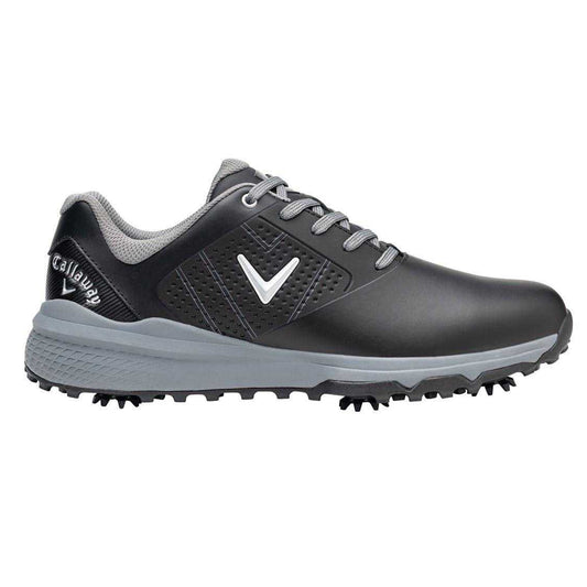 Black - Front - Callaway Mens Cheviot Leather Golf Golf Shoes
