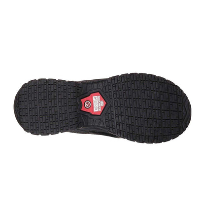 Black - Lifestyle - Skechers Mens Stride Grinnell Coated Leather Safety Shoes