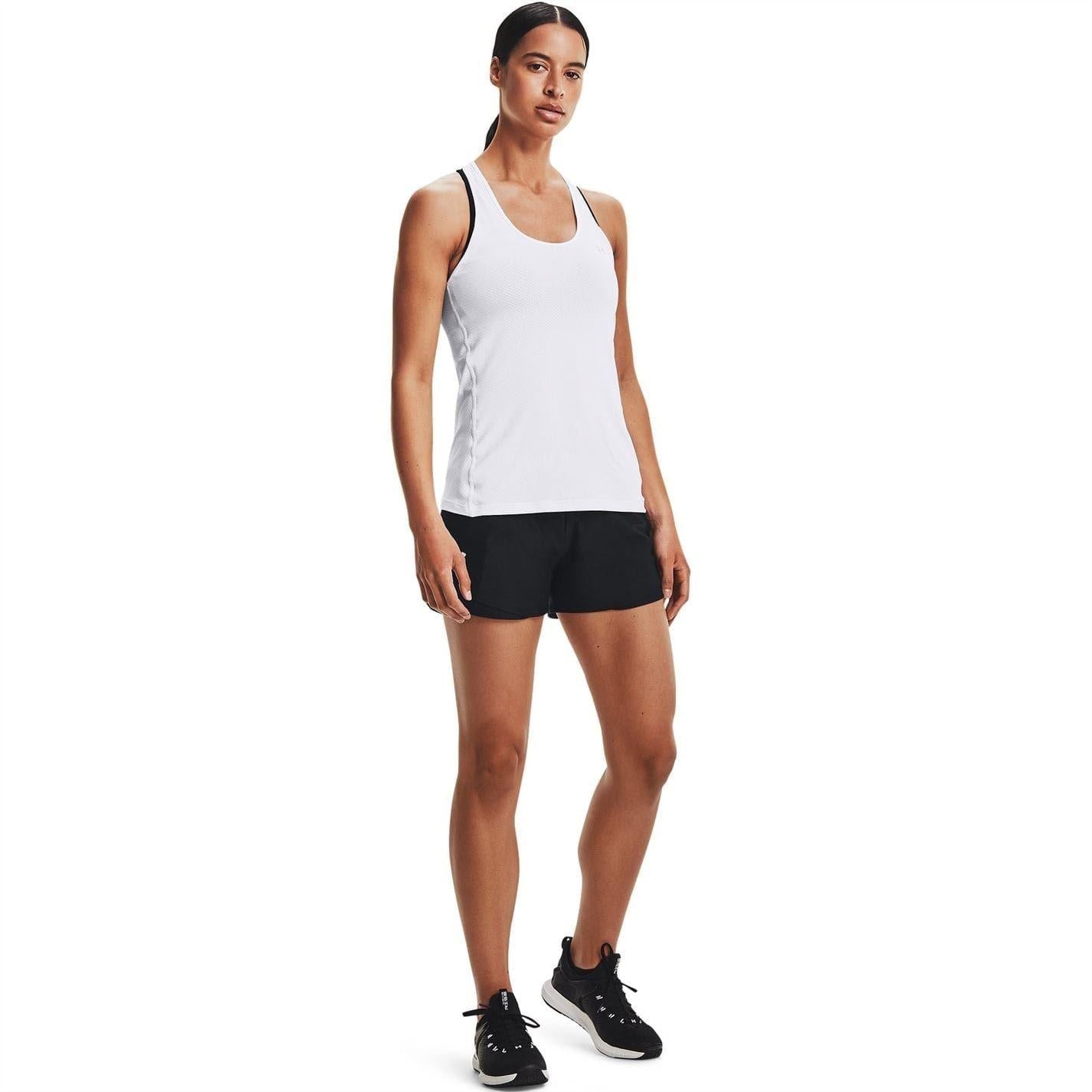 Black - Lifestyle - Under Armour Womens-Ladies Play Up 2 in 1 Shorts