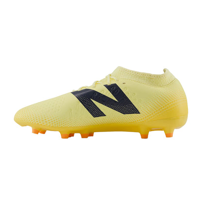 Orange-Black - Side - New Balance Mens Tekela V4+ Magique Gradient Knitted Collar Firm Ground Football Boots