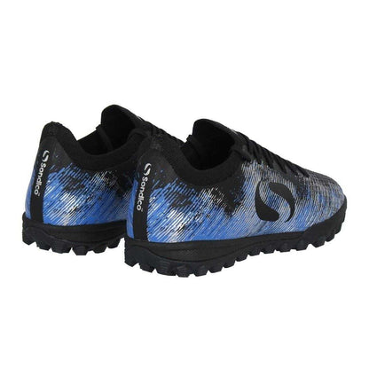 Black-Blue - Back - Sondico Childrens-Kids Blaze Astro Turf Trainers
