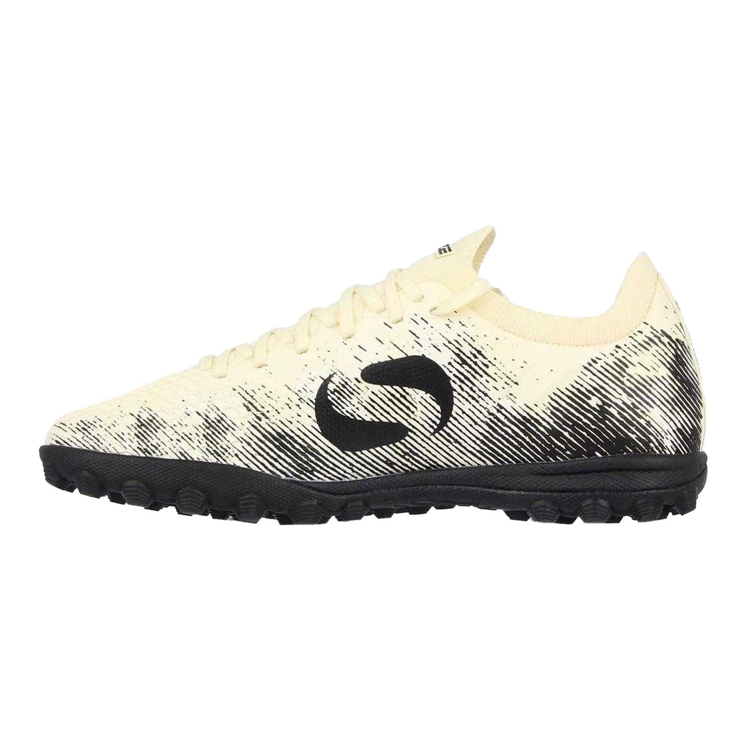 Lemonade-Black - Side - Sondico Childrens-Kids Blaze Astro Turf Trainers