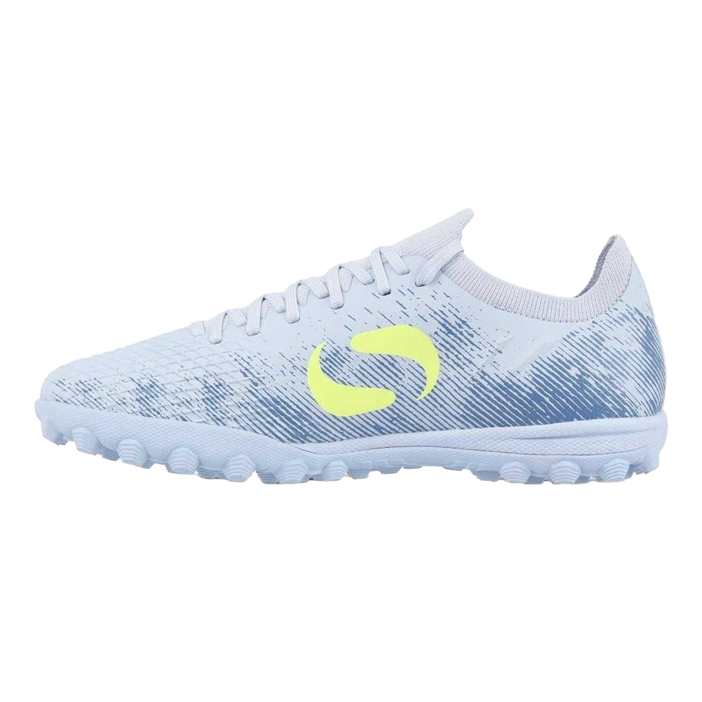 Purple-Lime - Back - Sondico Childrens-Kids Blaze Astro Turf Trainers