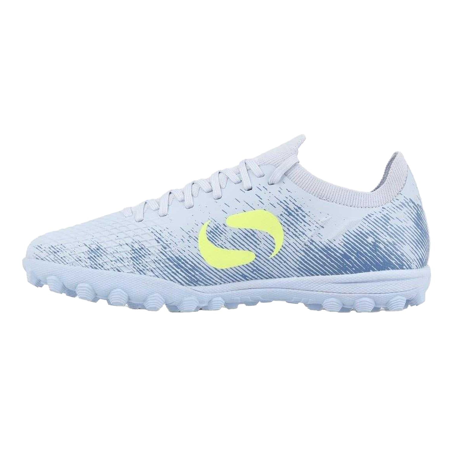 Purple-Lime - Back - Sondico Childrens-Kids Blaze Astro Turf Trainers
