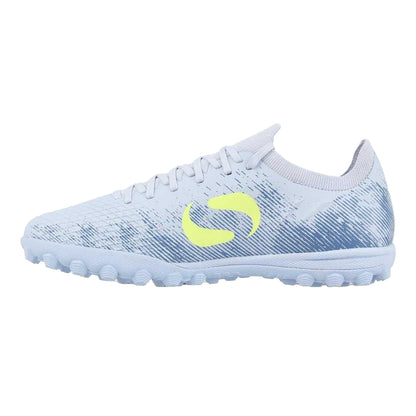 Purple-Lime - Back - Sondico Childrens-Kids Blaze Astro Turf Trainers