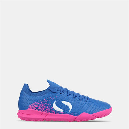 Blue-Pink - Front - Sondico Childrens-Kids Blaze Astro Turf Trainers