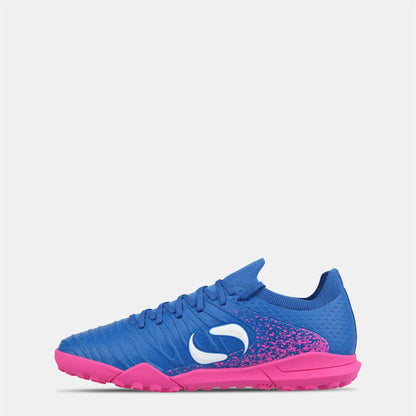 Blue-Pink - Pack Shot - Sondico Childrens-Kids Blaze Astro Turf Trainers