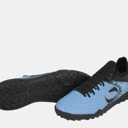 Black-Light Blue - Side - Sondico Childrens-Kids Blaze Astro Turf Trainers