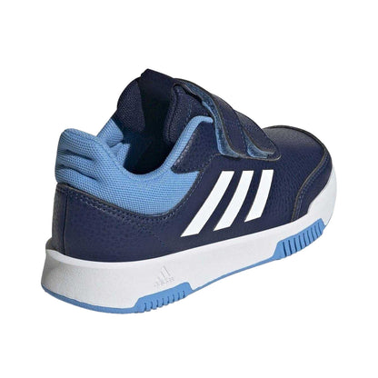Navy-White - Back - Adidas Boys Tensaur Hook and Loop Trainers
