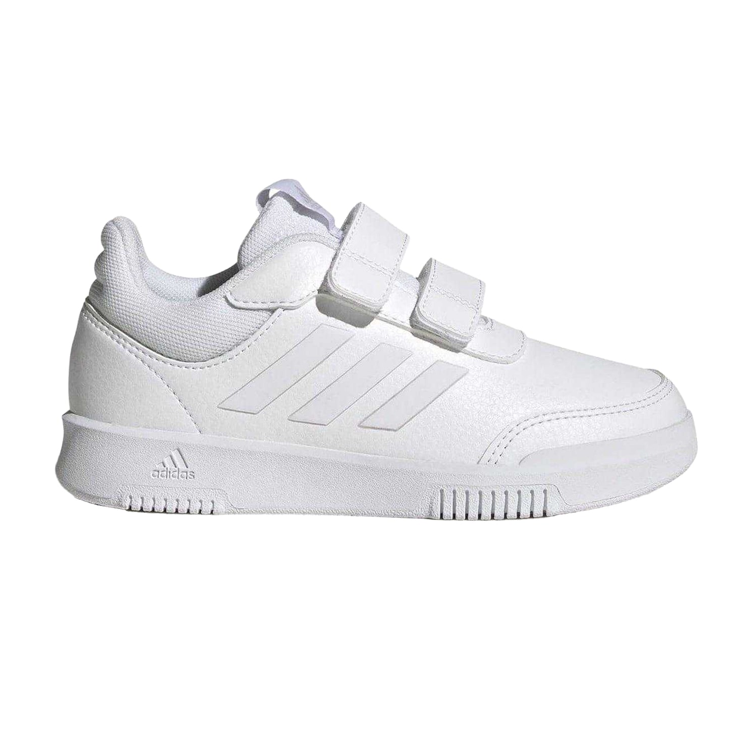 White - Front - Adidas Boys Tensaur Hook and Loop Trainers