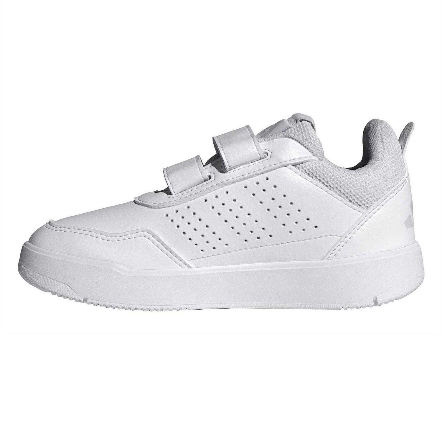 White - Side - Adidas Boys Tensaur Hook and Loop Trainers