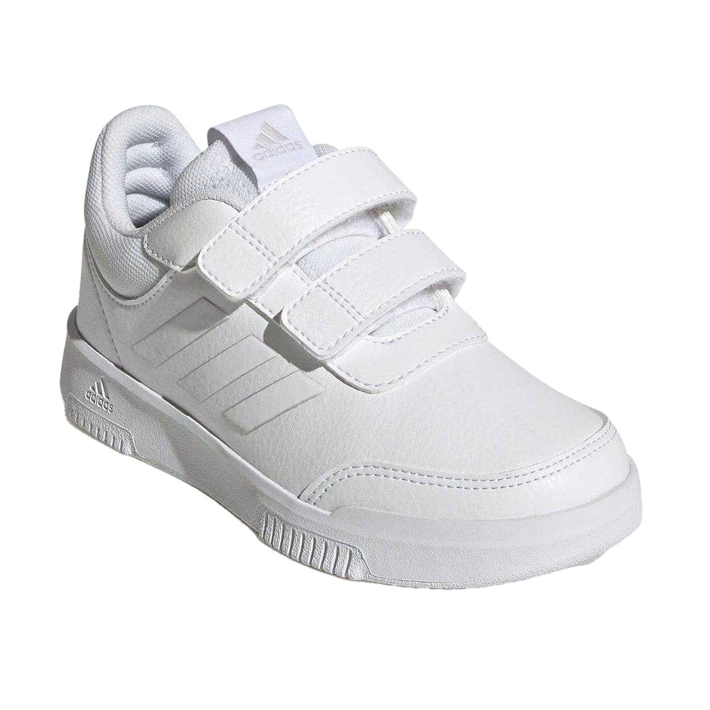 White - Pack Shot - Adidas Boys Tensaur Hook and Loop Trainers