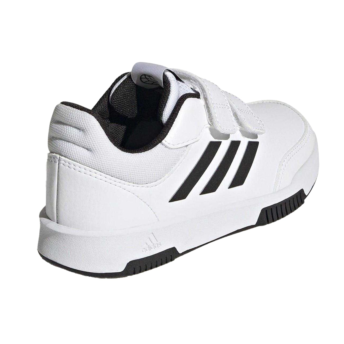White-Black - Back - Adidas Boys Tensaur Hook and Loop Trainers