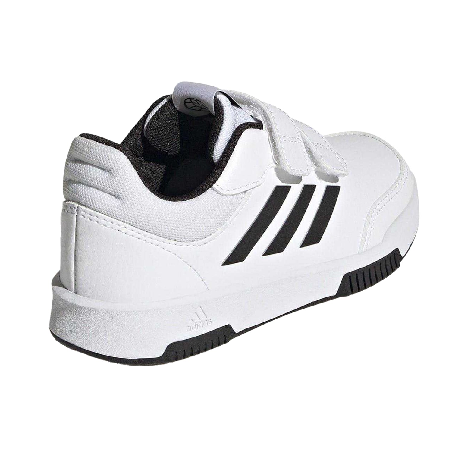 White-Black - Back - Adidas Boys Tensaur Hook and Loop Trainers