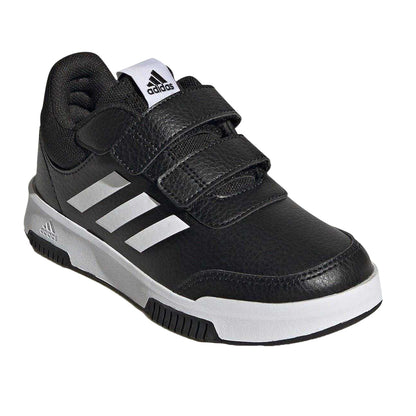 Black-White - Pack Shot - Adidas Boys Tensaur Hook and Loop Trainers