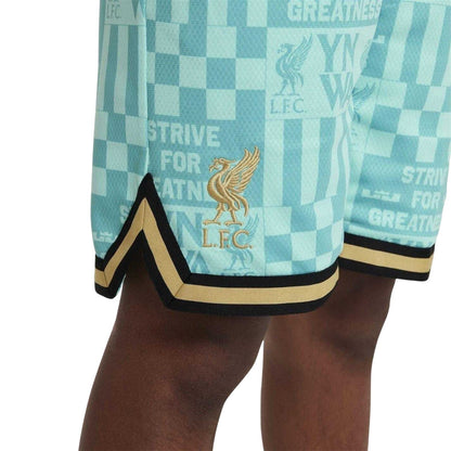 Tropical - Side - Nike Childrens-Kids LeBron Liverpool FC Basketball Shorts