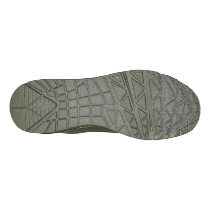 Olive - Lifestyle - Skechers Mens Uno Stand On Air Skech-Air Trainers