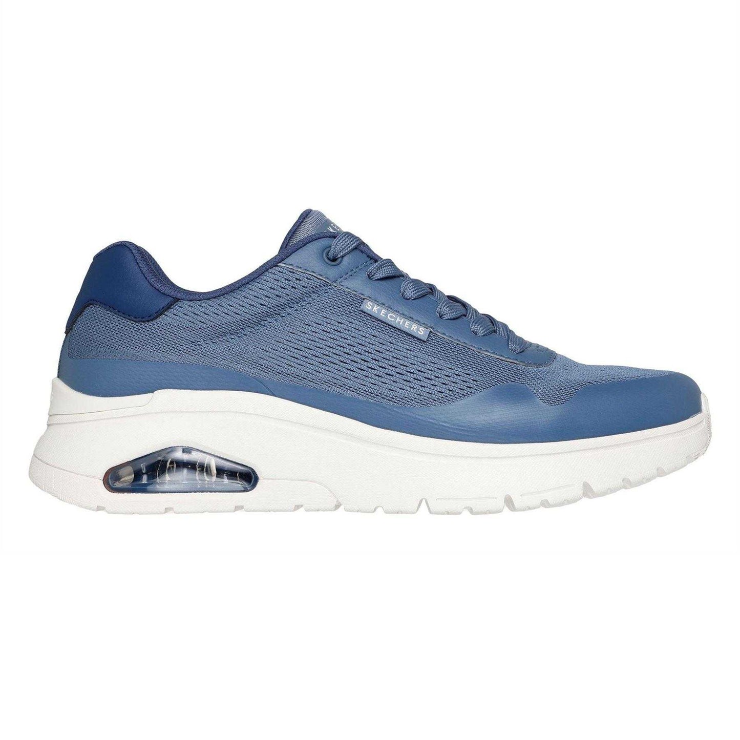 Slate - Front - Skechers Mens Uno Stand On Air Skech-Air Trainers