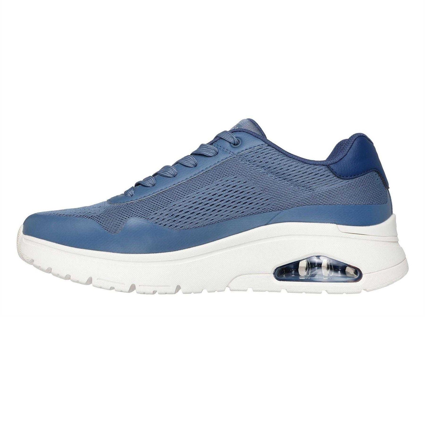 Slate - Back - Skechers Mens Uno Stand On Air Skech-Air Trainers