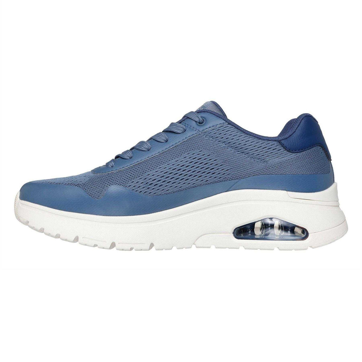 Slate - Back - Skechers Mens Uno Stand On Air Skech-Air Trainers
