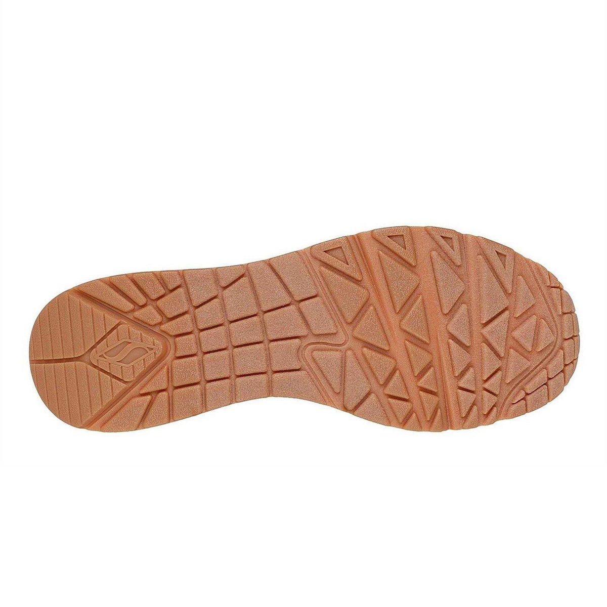 Taupe - Lifestyle - Skechers Mens Uno Stand On Air Skech-Air Trainers