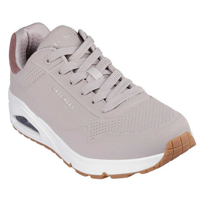 Taupe - Pack Shot - Skechers Mens Uno Stand On Air Skech-Air Trainers