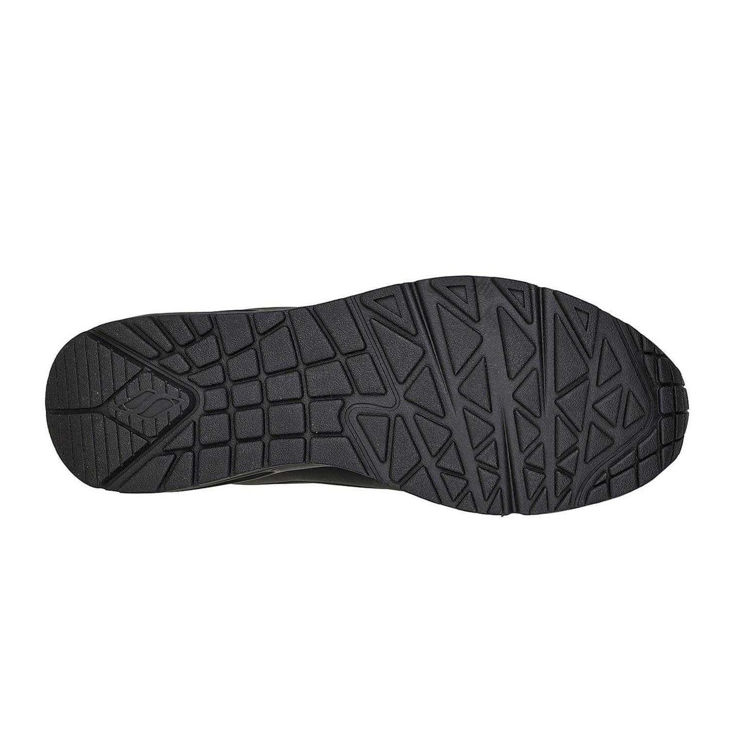 Triple Black - Lifestyle - Skechers Mens Uno Stand On Air Skech-Air Trainers