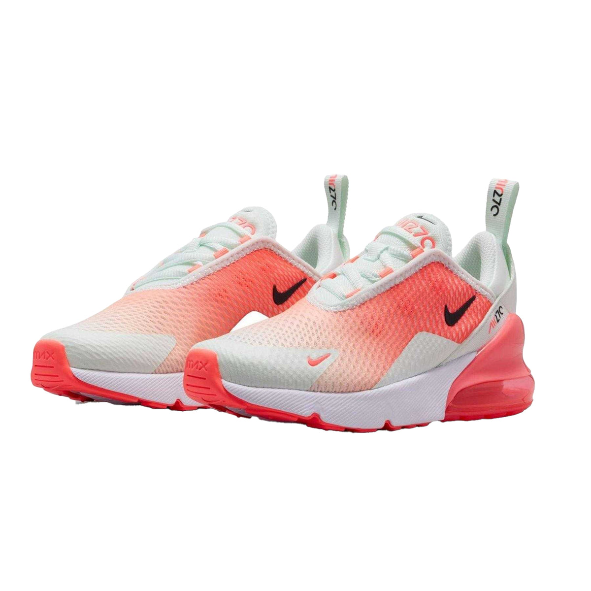 Green - Pack Shot - Nike Childrens-Kids Air Max 270 Trainers