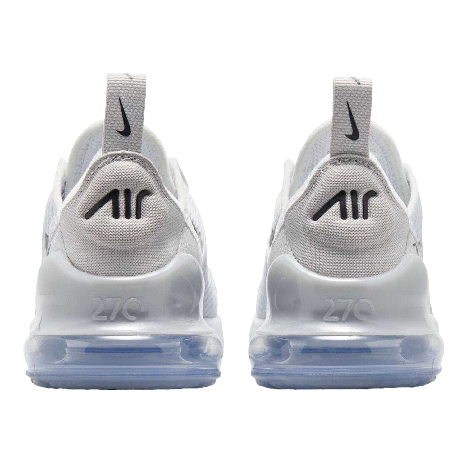 Grey-Black - Back - Nike Childrens-Kids Air Max 270 Trainers