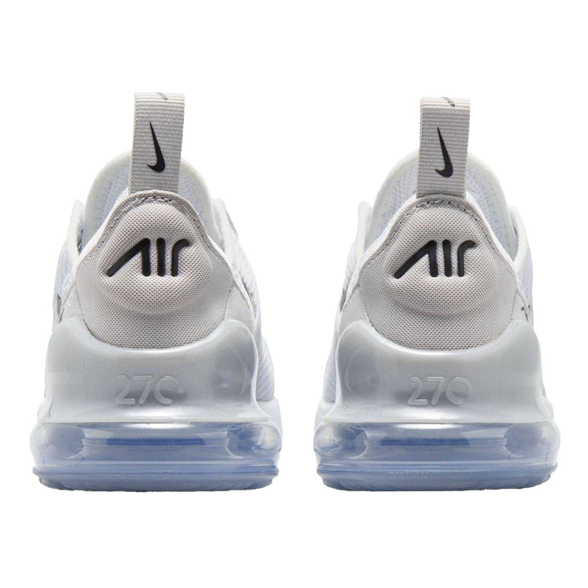 Grey-Black - Back - Nike Childrens-Kids Air Max 270 Trainers