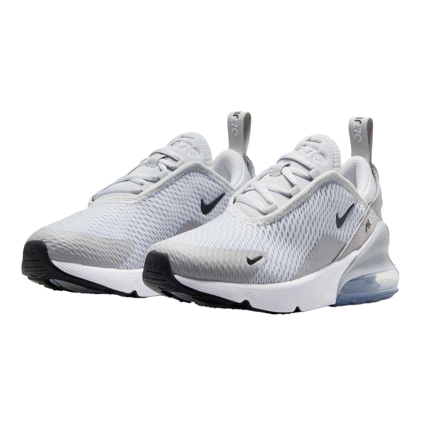 Grey-Black - Pack Shot - Nike Childrens-Kids Air Max 270 Trainers