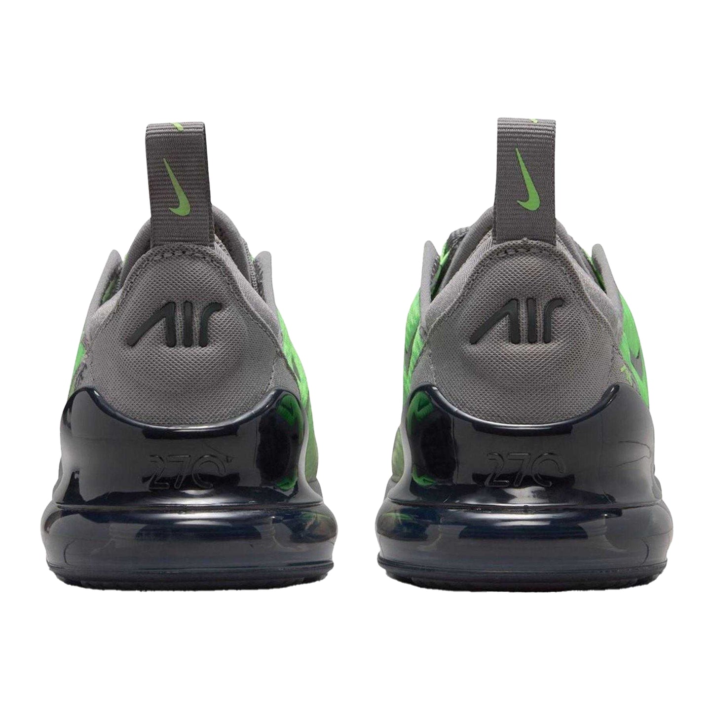 Grey-Volt - Back - Nike Childrens-Kids Air Max 270 Trainers