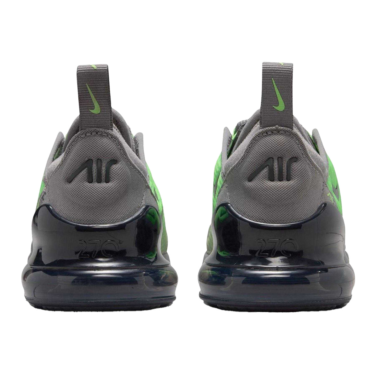 Grey-Volt - Back - Nike Childrens-Kids Air Max 270 Trainers