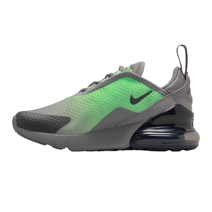Grey-Volt - Side - Nike Childrens-Kids Air Max 270 Trainers