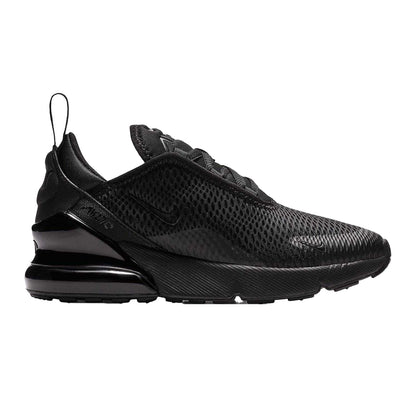 Triple Black - Front - Nike Childrens-Kids Air Max 270 Trainers