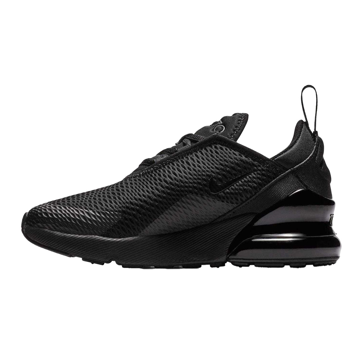 Triple Black - Back - Nike Childrens-Kids Air Max 270 Trainers