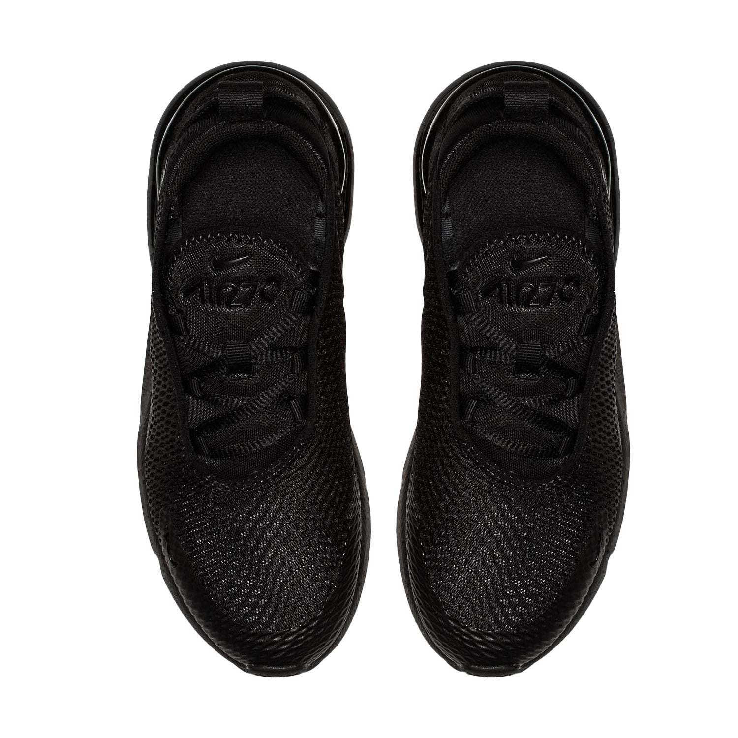 Triple Black - Side - Nike Childrens-Kids Air Max 270 Trainers