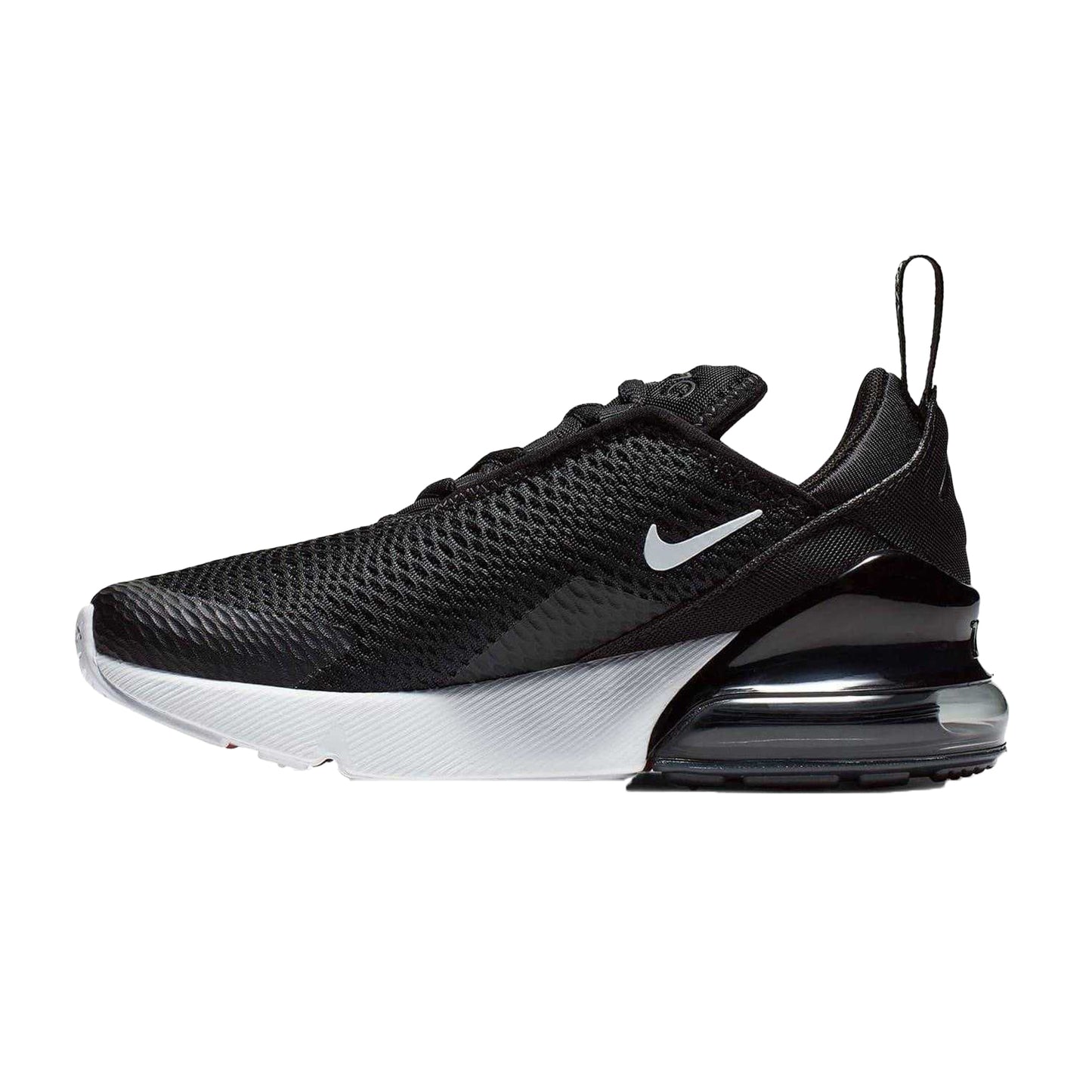 Black-White - Back - Nike Childrens-Kids Air Max 270 Trainers