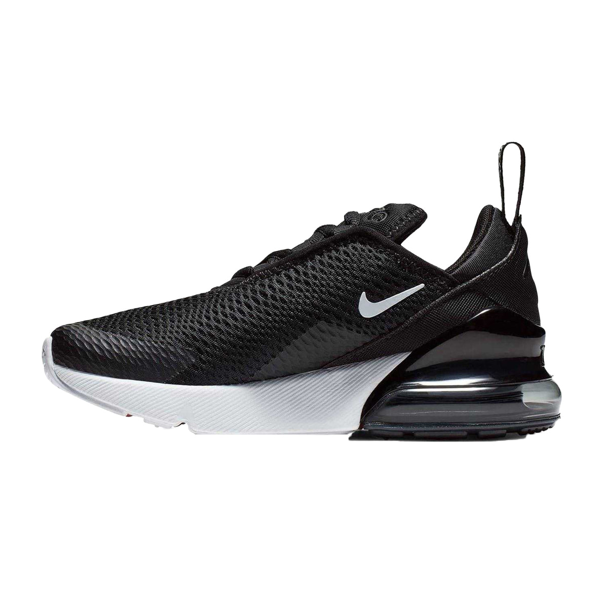 Black-White - Back - Nike Childrens-Kids Air Max 270 Trainers