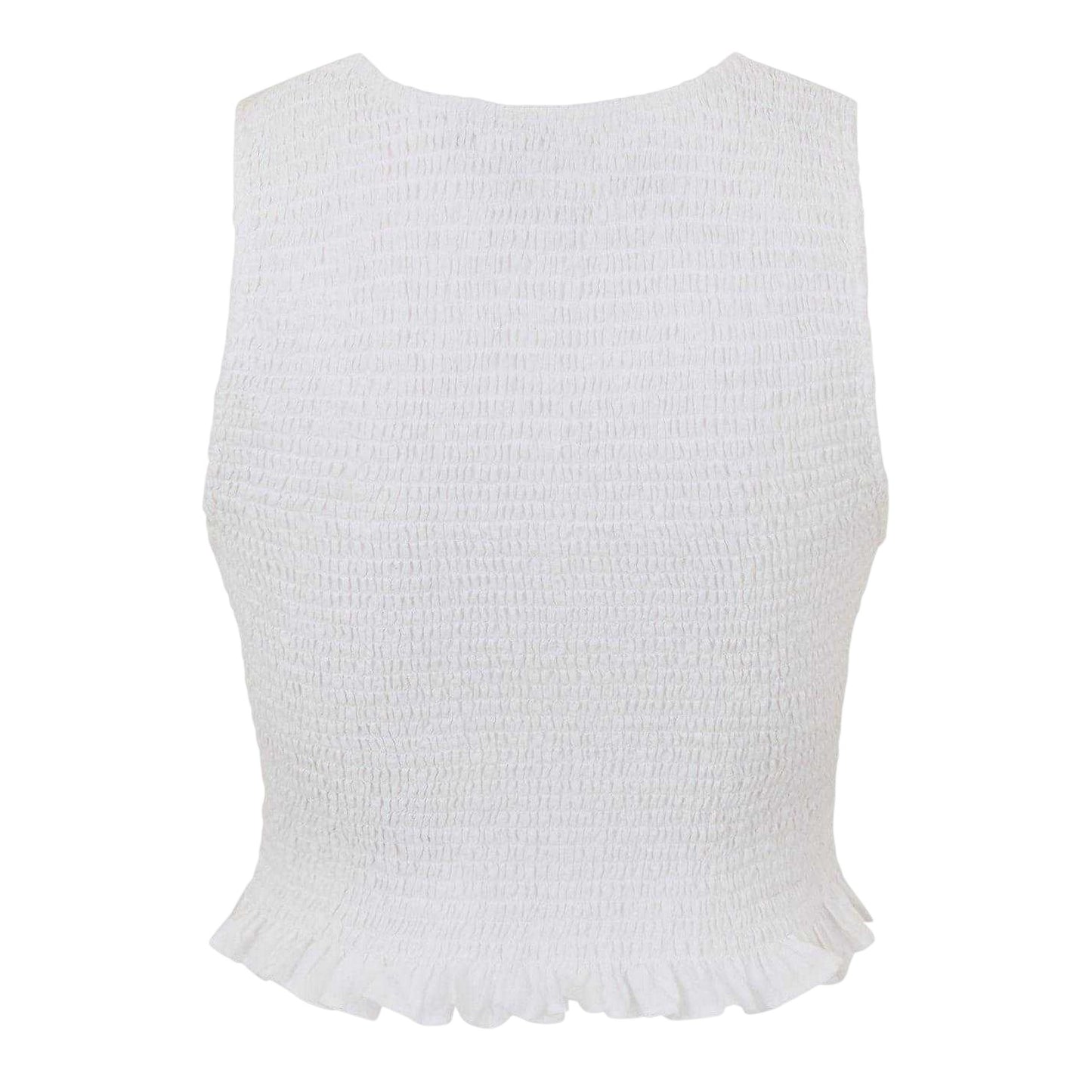 Vintage White - Back - Jack Wills Womens-Ladies Cotton Sleeveless Tank Top