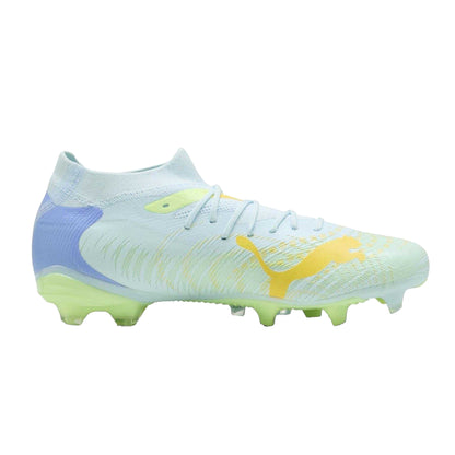 Yellow - Front - Puma Womens-Ladies Future 9 Match Firm Ground Football Boots