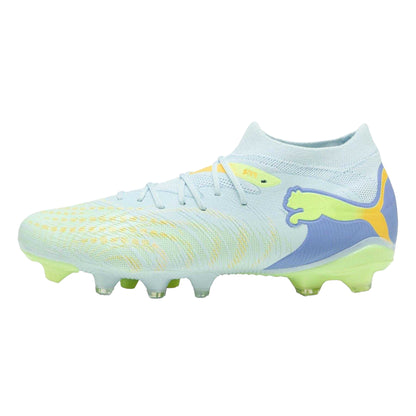 Yellow - Back - Puma Womens-Ladies Future 9 Match Firm Ground Football Boots