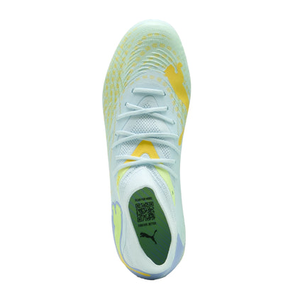 Yellow - Side - Puma Womens-Ladies Future 9 Match Firm Ground Football Boots