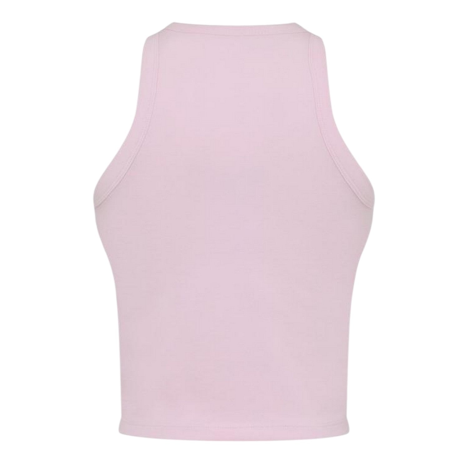 Pink - Back - Jack Wills Womens-Ladies Cropped Tank Top