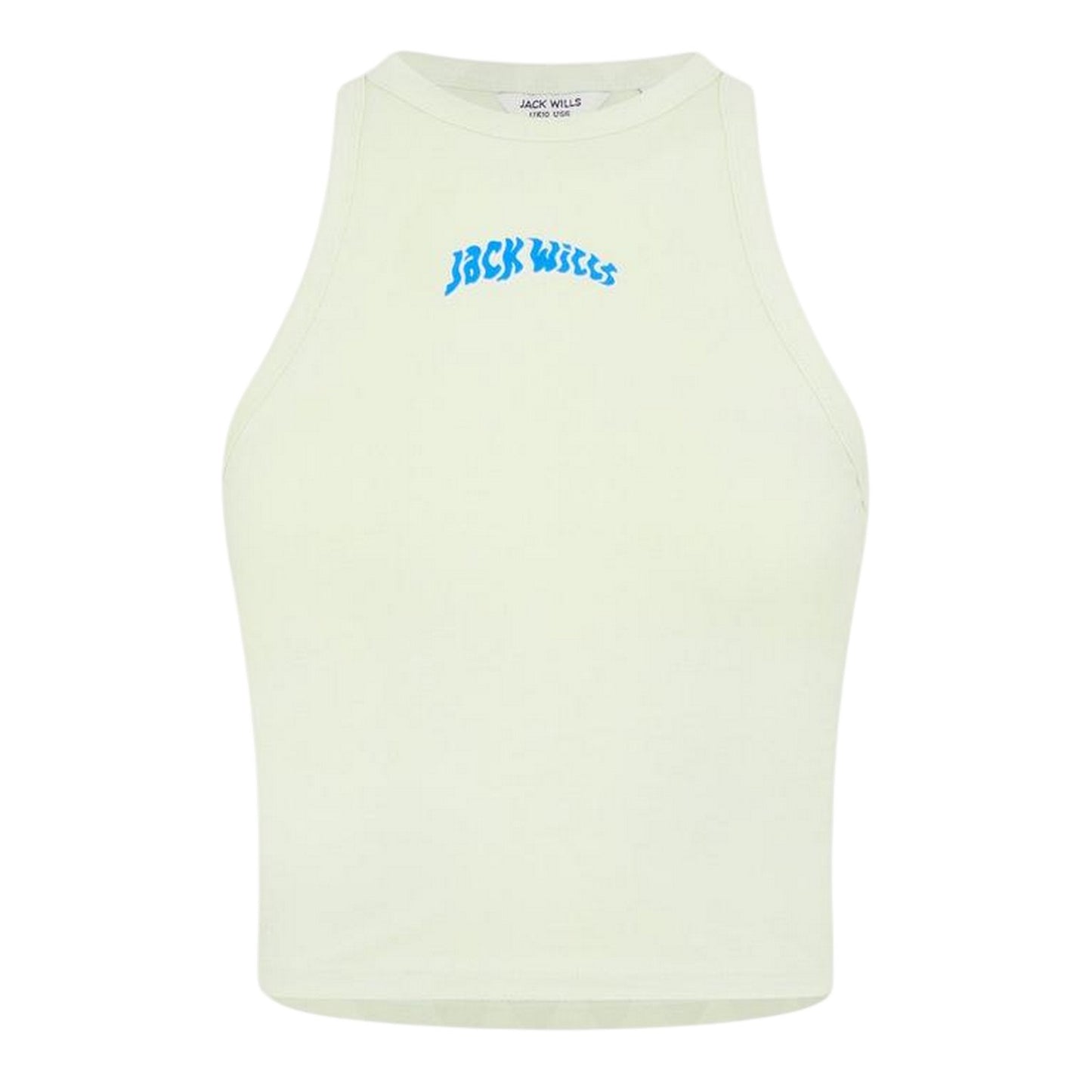 Seaglass - Front - Jack Wills Womens-Ladies Cropped Tank Top