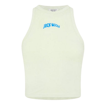 Seaglass - Front - Jack Wills Womens-Ladies Cropped Tank Top